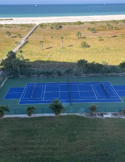 Newly refurbished courts ready for tennis or pickleball!
